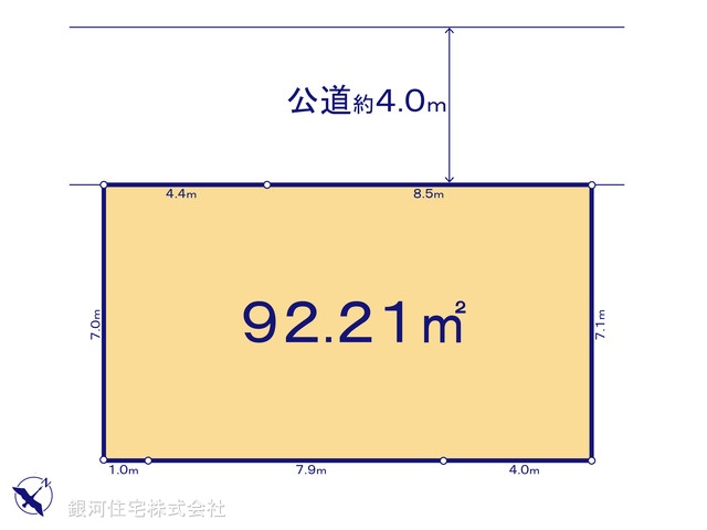 G00378133 埼玉県越谷市大沢 土地 2150万円【区画図】