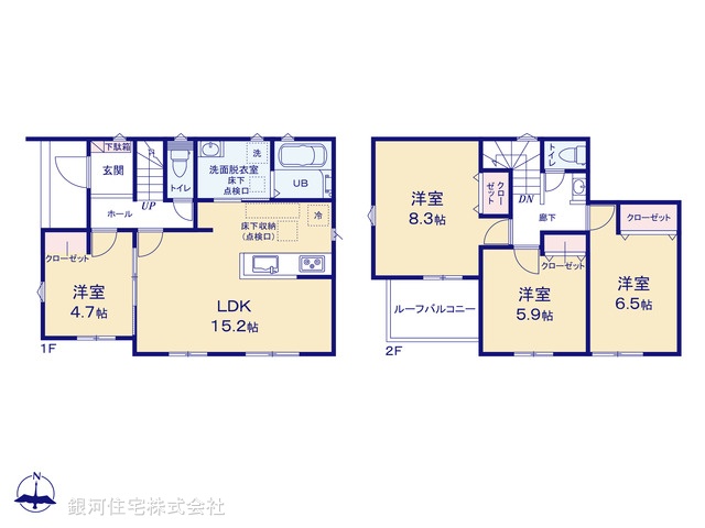 G00378204 千葉県八街市八街ほ 新築一戸建て 2790万円【間取図】