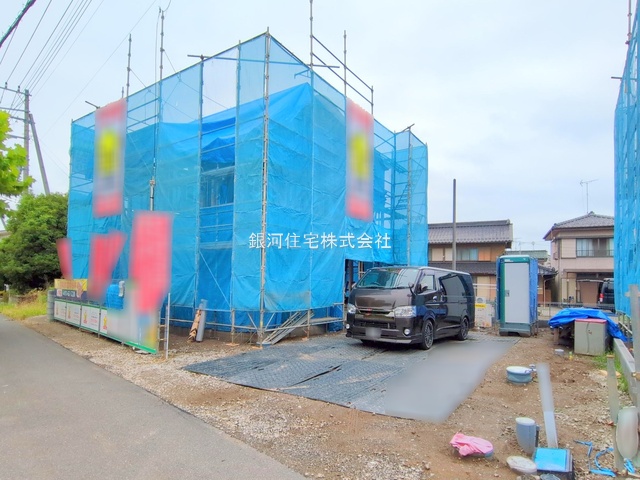G00378226 埼玉県久喜市菖蒲町菖蒲 新築一戸建て 2580万円 土地面積184.86m² (約55.92坪) 建物面積103.50m² (約31.30坪) 間取り３ＬＤＫ 築年月2025年09月【外観4】