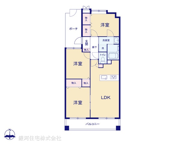 G00378373 埼玉県川口市大字里 中古マンション 3580万円【間取図】