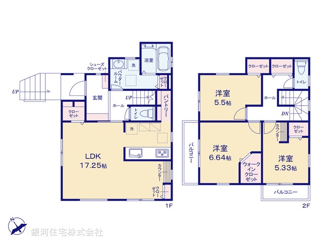 G00378464 埼玉県川越市志多町 中古一戸建て 3880万円【間取図】