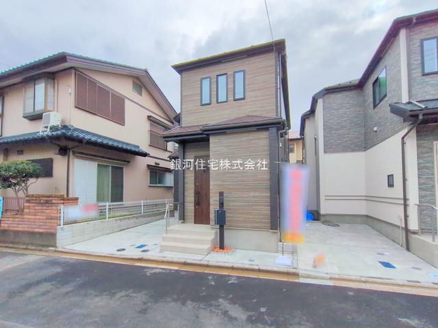 G00378502 千葉県千葉市美浜区磯辺１丁目 新築一戸建て 4490万円 土地面積99.20m² (約30.00坪) 建物面積94.81m² (約28.68坪) 間取り３ＬＤＫ 築年月2025年10月(築１年以内)【外観2】