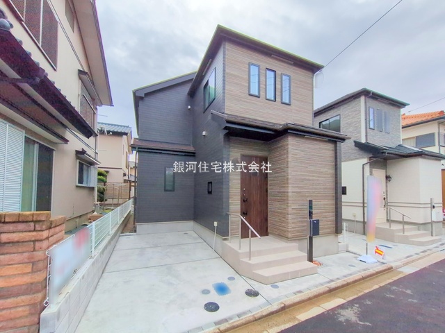 G00378502 千葉県千葉市美浜区磯辺１丁目 新築一戸建て 4490万円 土地面積99.20m² (約30.00坪) 建物面積94.81m² (約28.68坪) 間取り３ＬＤＫ 築年月2025年10月(築１年以内)【外観11】