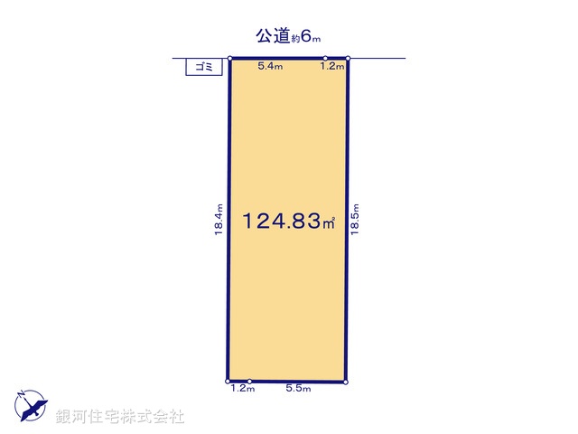 G00378524 千葉県佐倉市中志津７丁目 土地 2990万円【区画図】