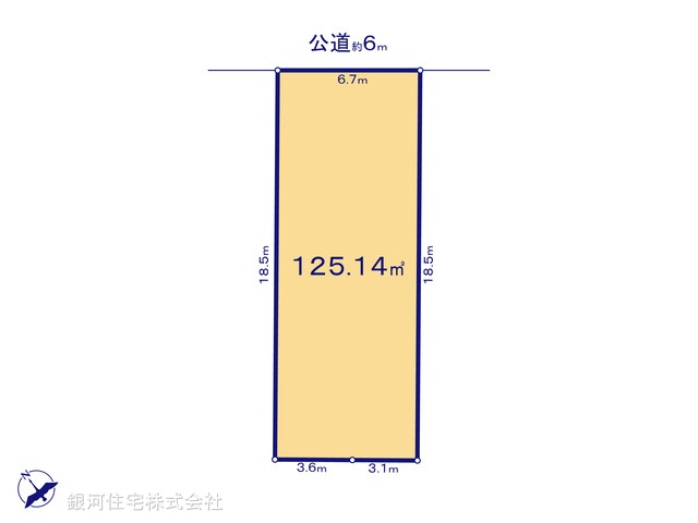 G00378525 千葉県佐倉市中志津７丁目 土地 3190万円【区画図】