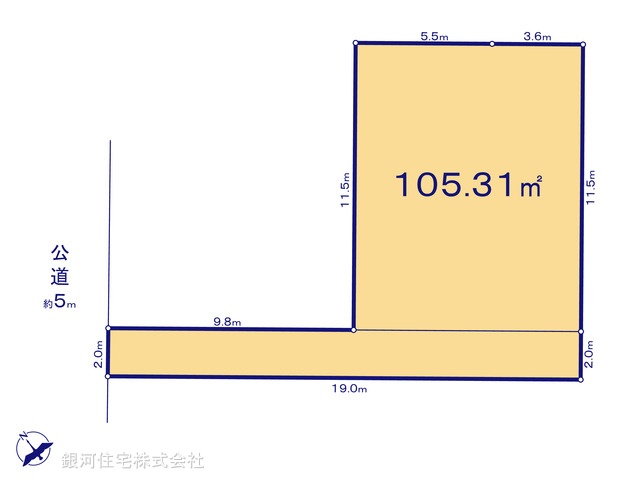 G00378526 千葉県佐倉市中志津７丁目 土地 2890万円【区画図】