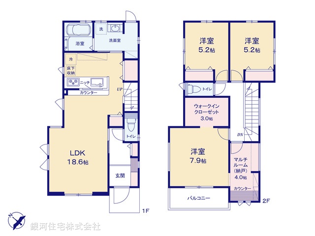 G00378548 千葉県佐倉市上志津 新築一戸建て 3298万円【間取図】