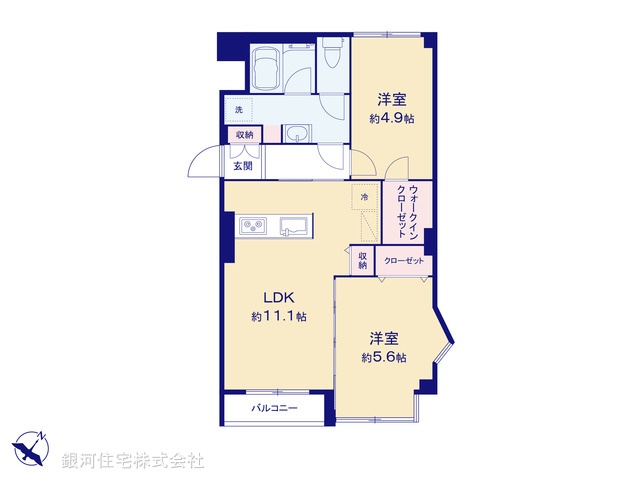 G00378662 東京都板橋区中台２丁目 中古マンション 2999万円【間取図】
