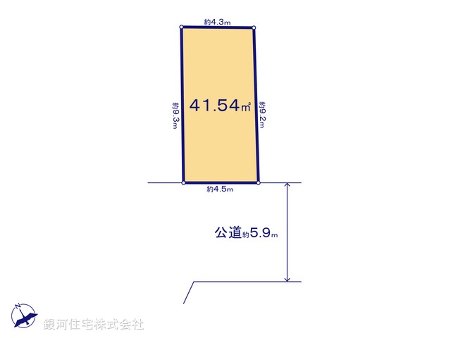 G00378664 東京都練馬区富士見台２丁目 土地 2780万円【区画図】