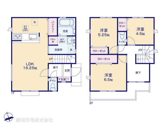 G00378860 東京都八王子市大和田町７丁目 新築一戸建て 2998万円【間取図】