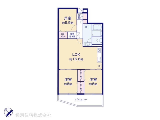 G00379033 千葉県柏市柏 中古マンション 1380万円【間取図】