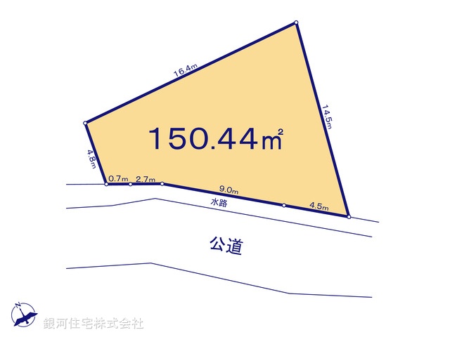 G00379224 神奈川県鎌倉市植木 土地 3380万円【区画図】