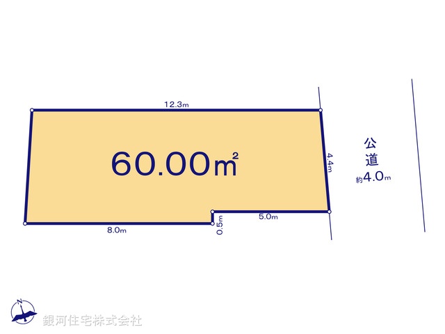 G00379234 東京都板橋区桜川２丁目 土地 6270万円【区画図】