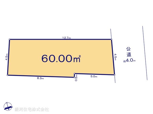 G00379236 東京都板橋区桜川２丁目 土地 6300万円【区画図】