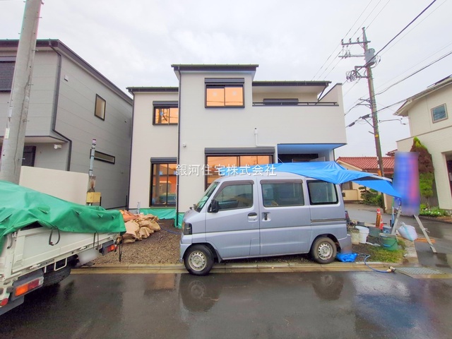 G00379260 神奈川県相模原市緑区二本松１丁目 新築一戸建て 5480万円 土地面積112.57m² (約34.05坪) 建物面積90.25m² (約27.30坪) 間取り３ＬＤＫ 築年月2025年11月(築１年以内)【外観10】