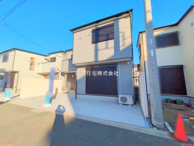 G00379261 神奈川県相模原市緑区二本松１丁目 新築一戸建て 5380万円 土地面積112.57m² (約34.05坪) 建物面積91.29m² (約27.61坪) 間取り３ＬＤＫ 築年月2025年09月(築１年以内)【外観2】