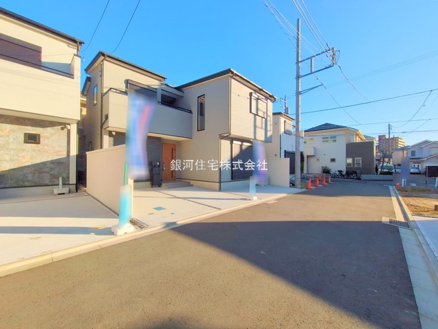 G00379261 神奈川県相模原市緑区二本松１丁目 新築一戸建て 5380万円 土地面積112.57m² (約34.05坪) 建物面積91.29m² (約27.61坪) 間取り３ＬＤＫ 築年月2025年09月(築１年以内)【外観3】