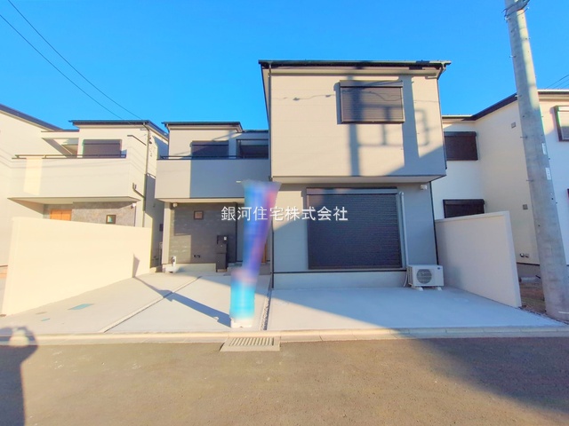 G00379261 神奈川県相模原市緑区二本松１丁目 新築一戸建て 5380万円 土地面積112.57m² (約34.05坪) 建物面積91.29m² (約27.61坪) 間取り３ＬＤＫ 築年月2025年09月(築１年以内)【外観12】