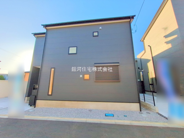 G00379265 神奈川県相模原市緑区二本松１丁目 新築一戸建て 5180万円 土地面積112.49m² (約34.02坪) 建物面積90.67m² (約27.42坪) 間取り２ＳＬＤＫ 築年月2025年09月(築１年以内)【外観7】