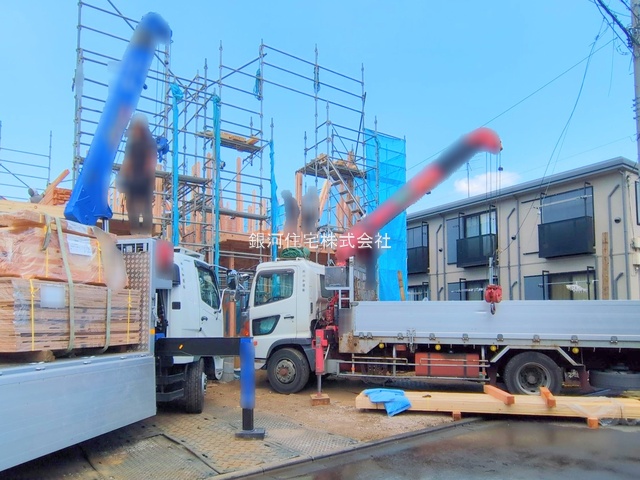 G00379291 東京都町田市小山町 新築一戸建て 4699万円 土地面積132.19m² (約39.98坪) 建物面積104.89m² (約31.72坪) 間取り３ＳＬＤＫ 築年月2025年09月【外観4】