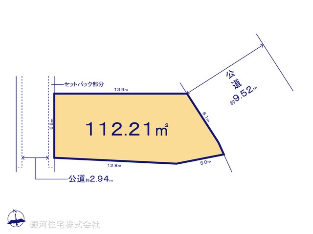 G00379300 東京都江戸川区江戸川３丁目 土地 5290万円【区画図】