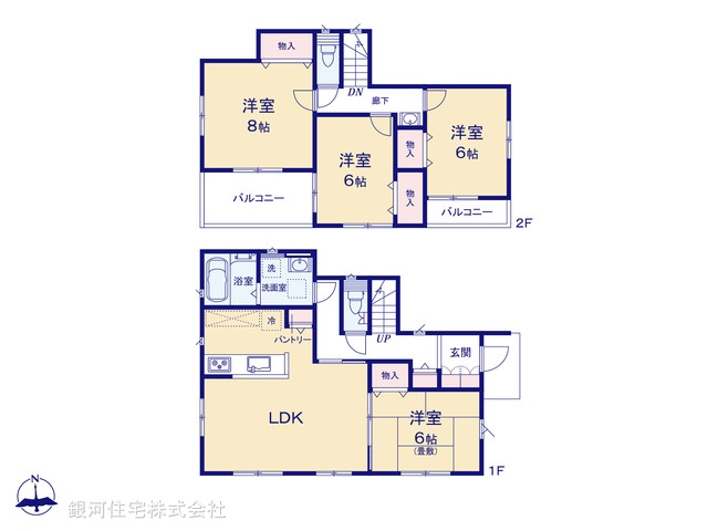 G00379382 神奈川県足柄上郡大井町上大井 新築一戸建て 2690万円【間取図】