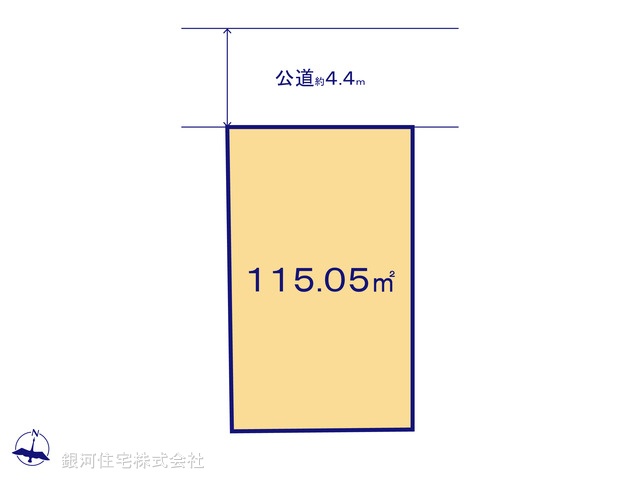 G00379395 神奈川県横浜市南区永田北３丁目 土地(建築条件付土地) 2980万円【区画図】
