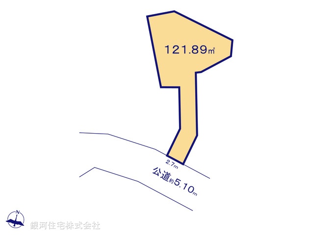 G00379413 神奈川県横浜市港南区港南２丁目 土地(建築条件付土地) 3680万円【区画図】