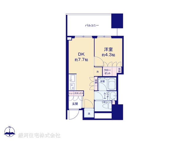 G00379481 東京都墨田区江東橋２丁目 中古マンション 5799万円【間取図】