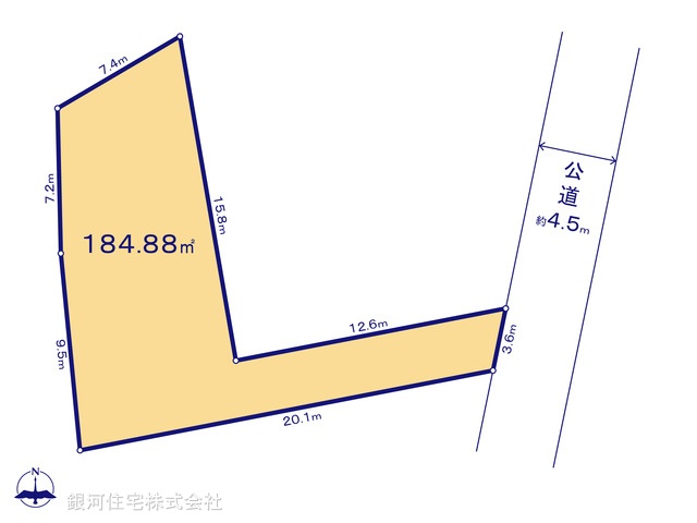G00379488 神奈川県小田原市飯泉 土地 1630万円【区画図】