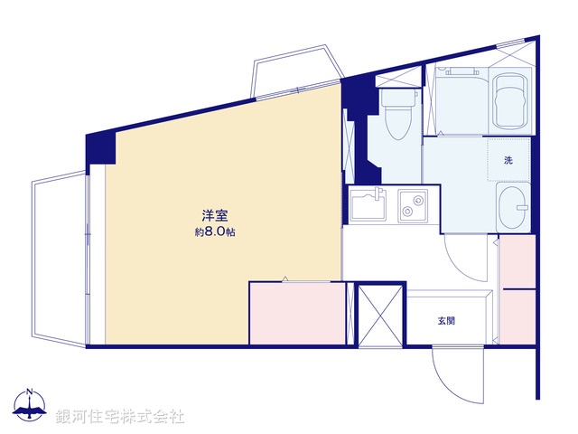 G00379490 東京都世田谷区松原１丁目 中古マンション 2280万円【間取図】