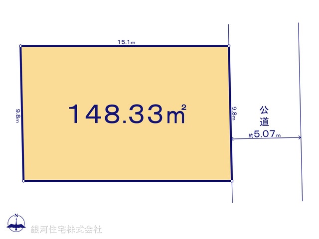 G00379532 神奈川県横浜市栄区長倉町 土地 2680万円【区画図】