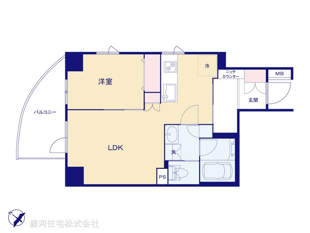 G00379566 東京都中央区新川２丁目 中古マンション 7999万円【間取図】