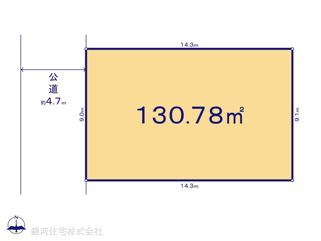 G00379601 神奈川県横浜市金沢区片吹 土地 3280万円【区画図】