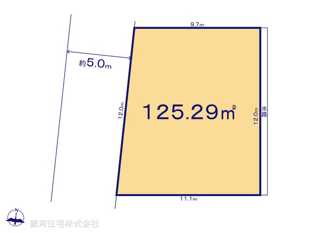 G00379626 東京都練馬区大泉学園町６丁目 土地 4250万円【区画図】