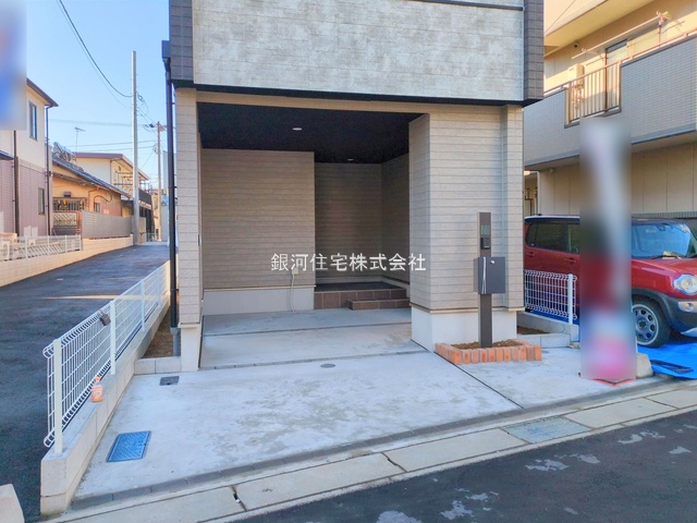 G00379652 千葉県市川市伊勢宿 新築一戸建て 6390万円 土地面積72.14m² (約21.82坪) 建物面積111.47m² (約33.71坪) 築年月2025年11月(築１年以内)【外観4】