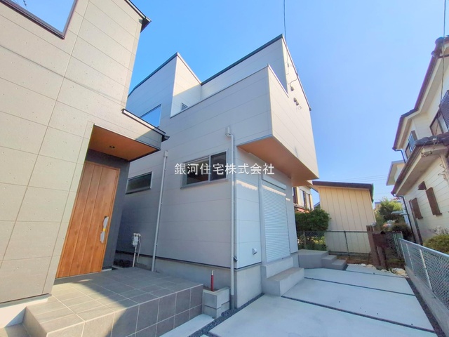G00379657 千葉県八千代市勝田台４丁目 新築一戸建て 3280万円 土地面積106.14m² (約32.10坪) 建物面積91.70m² (約27.73坪) 間取り３ＬＤＫ 築年月2025年02月(築１年以内)【外観6】