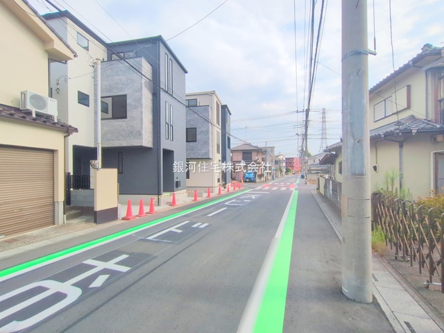 G00379668 埼玉県さいたま市北区宮原町４丁目 新築一戸建て 3899万円 土地面積58.43m² (約17.67坪) 建物面積97.50m² (約29.49坪) 間取り４ＬＤＫ 築年月2025年06月(築１年以内)【外観13】