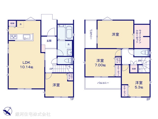 G00379673 埼玉県川口市大字安行藤八 新築一戸建て 4499万円【間取図】