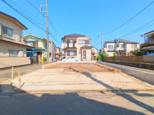 G00379680 埼玉県春日部市大枝 新築一戸建て 3680万円 土地面積104.93m² (約31.74坪) 建物面積97.60m² (約29.52坪) 間取り４ＬＤＫ 築年月2025年10月【外観11】