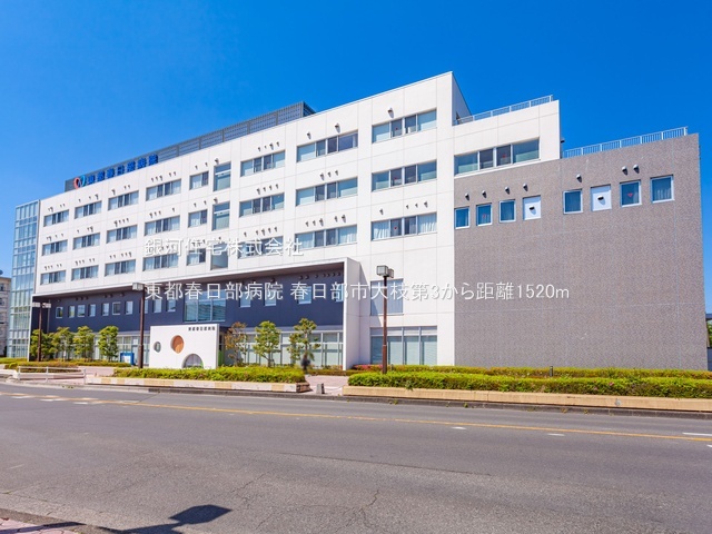 G00379680 埼玉県春日部市大枝 新築一戸建て 3680万円 土地面積104.93m² (約31.74坪) 建物面積97.60m² (約29.52坪) 間取り４ＬＤＫ 築年月2025年10月【周辺環境】東都春日部病院