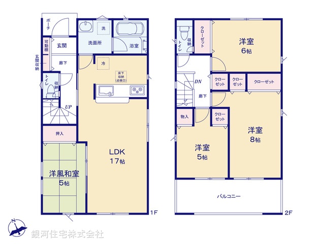 G00379686 埼玉県川口市戸塚南５丁目 新築一戸建て 4690万円【間取図】