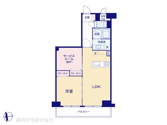 G00379775 東京都江東区大島８丁目 中古マンション 4098万円【間取図】
