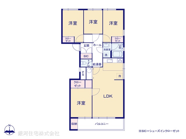 G00379826 東京都調布市柴崎２丁目 中古マンション 3090万円【間取図】