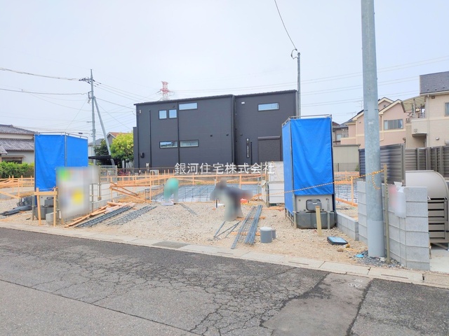 G00379856 埼玉県春日部市下蛭田 新築一戸建て 3680万円 土地面積133.42m² (約40.35坪) 建物面積101.25m² (約30.62坪) 間取り４ＬＤＫ 築年月2025年10月【外観4】