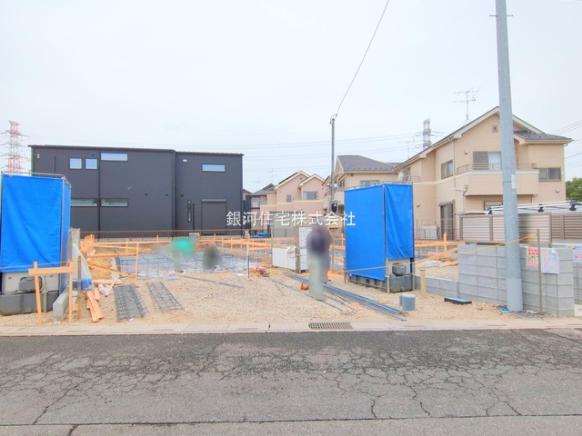 G00379856 埼玉県春日部市下蛭田 新築一戸建て 3680万円 土地面積133.42m² (約40.35坪) 建物面積101.25m² (約30.62坪) 間取り４ＬＤＫ 築年月2025年10月【外観5】