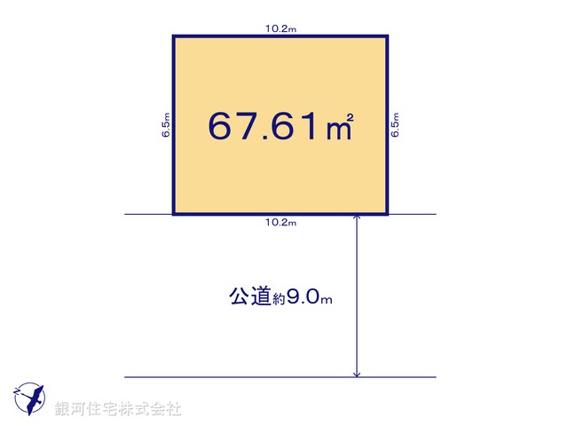 G00379958 東京都葛飾区金町２丁目 土地 5050万円【区画図】