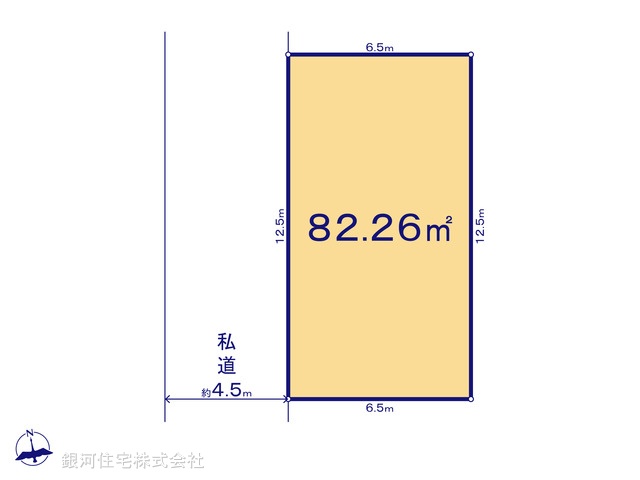 G00380044 神奈川県横浜市神奈川区菅田町 土地 2430万円【区画図】