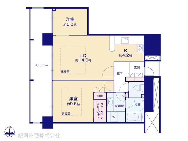 G00380164 神奈川県横浜市西区みなとみらい４丁目 中古マンション 1億3600万円【間取図】