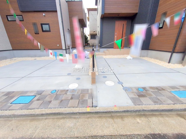 G00380224 埼玉県狭山市富士見２丁目 新築一戸建て 3898万円 土地面積148.61m² (約44.95坪) 建物面積103.86m² (約31.41坪) 間取り４ＬＤＫ 築年月2025年10月(築１年以内)【外観7】